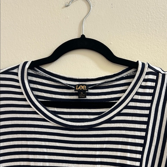 Lee Women's Black and White Striped Blouse - Picture 3 of 7